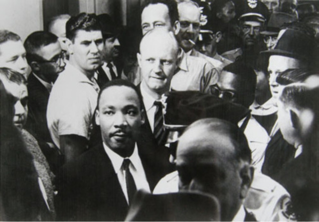 Requested lunch counter serviced at a segregated restuarant