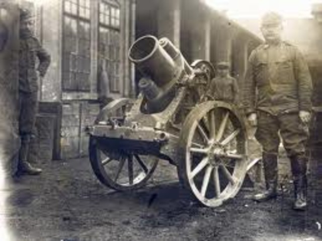 Inicio primera guerra mundial