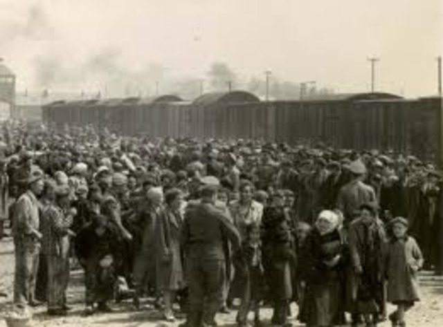 The Nazis begin deportation of Hungarian Jews. Over 430,000 Jews are sent to Auschwitz-Birkenau where most are gassed.