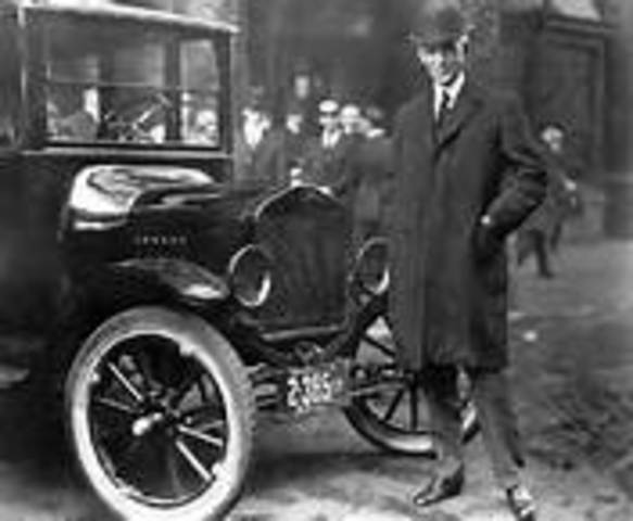 Henrry Ford unveils the Model T Automoblie
