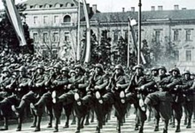 Croatia declares its independence from Yugoslavia and enters the war on Germany's side