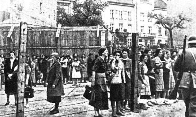 First group of German and Austrian Jews are deported to ghettos in eastern Europe.
