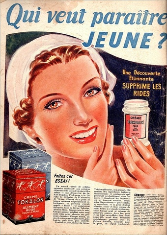 1939 ad for Tokalon cream