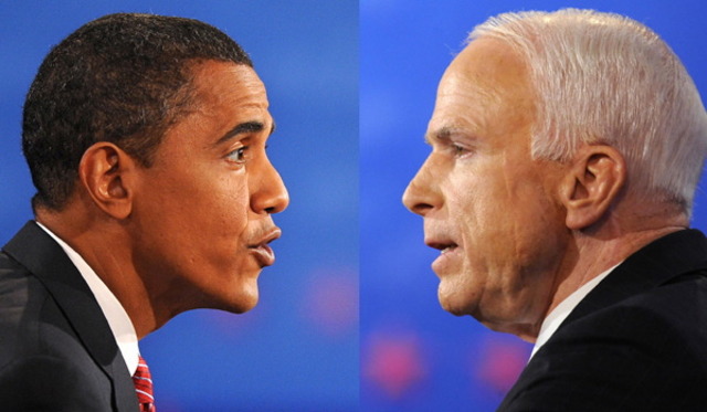 Election between Obama and Mccain