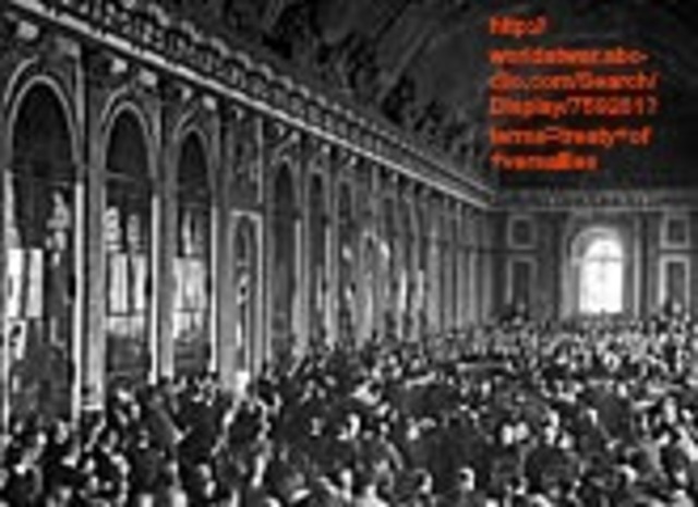 The Treaty of Versailles is Signed