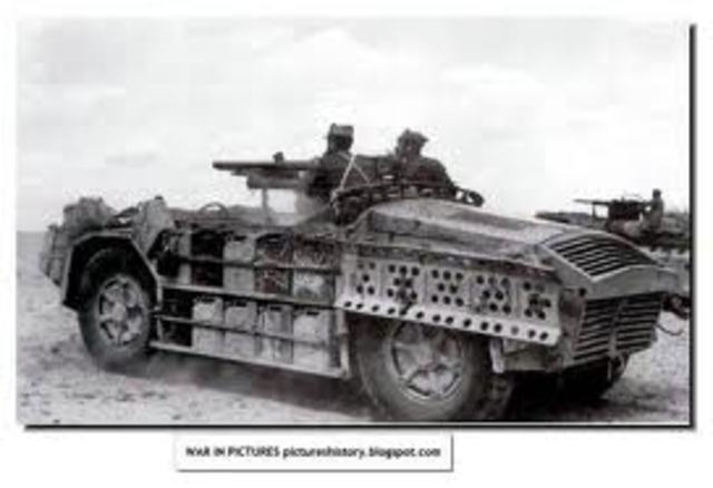 The German army invades North Africa.