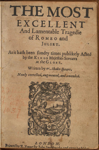 Romeo and Juliet written
