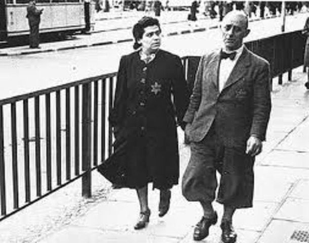 Jews in France and the Netherlands are required to wear identifying Stars of David.