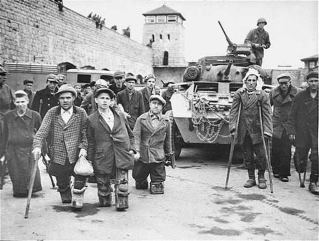 Troops from the United States liberate Mauthausen concentration camp.