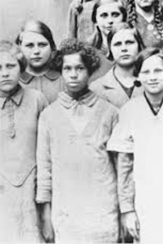 Gypsy and African-German children are expelled from public schools.
