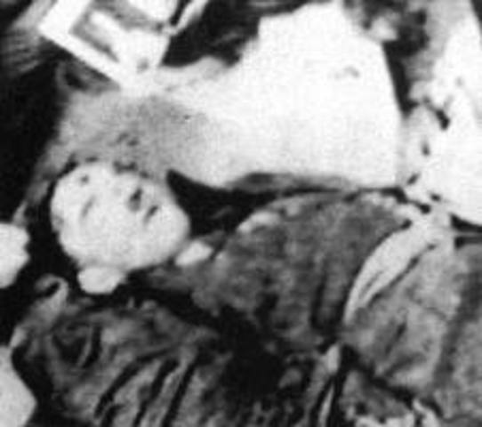 Adolph Hitler commits suicide in his bunker in Berlin rather than be caught by the advancing Soviet army.