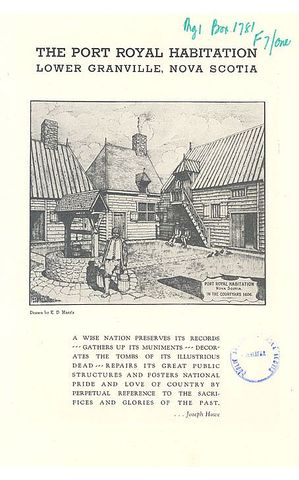 New France Colony at Port Royal