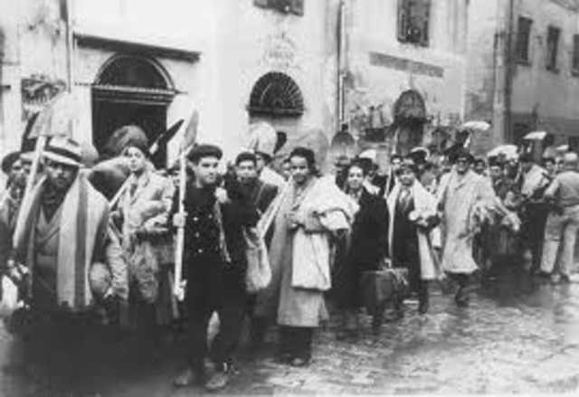 The German army invades North Africa.