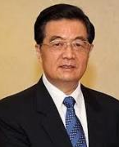 Hu Jintao takes over presidency for the People's Republic of China.