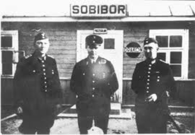 The inmates at Sobibor initiate an armed rebellion.