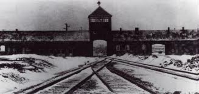 The Soviet army liberates Auschwitz.