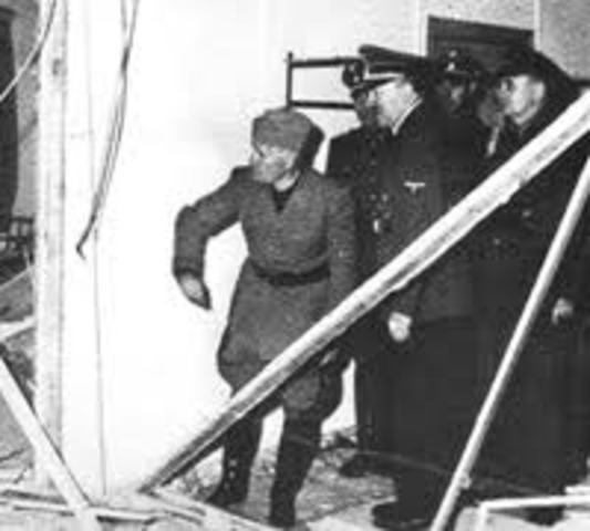 German officers fail and are caught in an attempt to assassinate Hitler.