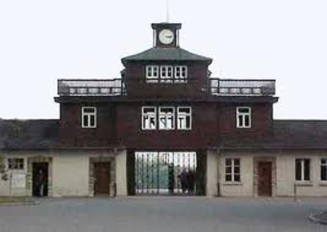 Troops from the United States liberate survivors from the Buchenwald and Dachau conecntration camps.