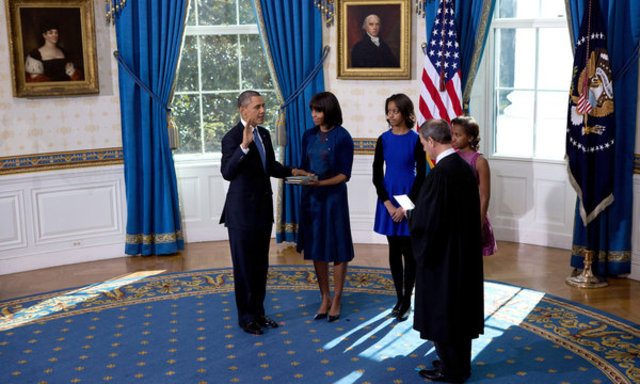 Obama Sworn into office for a second term