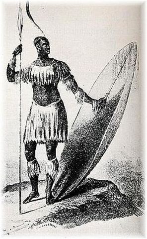The Zulu war against the British