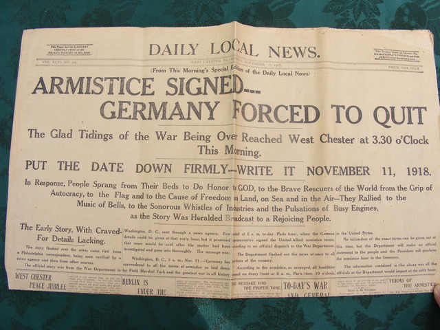 Armistice signed as Allies defeat Central Powers