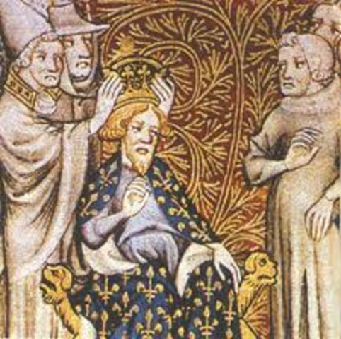 De paus kroonde de Frankische koning Karel tot keizer