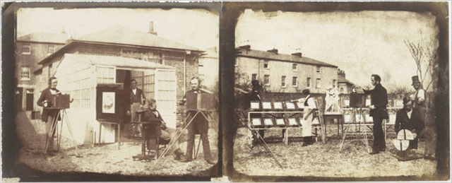 Calotype arised, Talbot