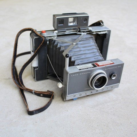 First Polaroid camera, Edwin Land.