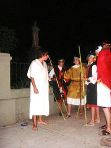 Participación en Via Crucis Viviente