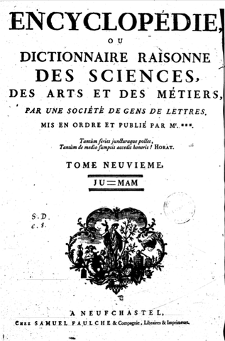 Encyclopédie de Diderot et d'Alembert