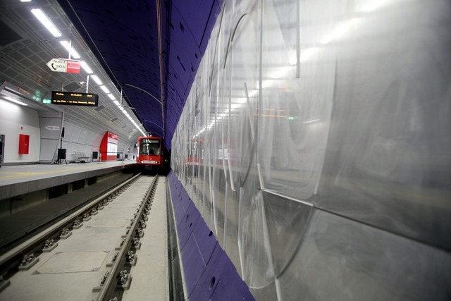 Eröffnung der U-Bahn