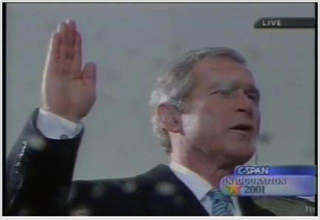 G. W. Bush Sworn Into Presidentce