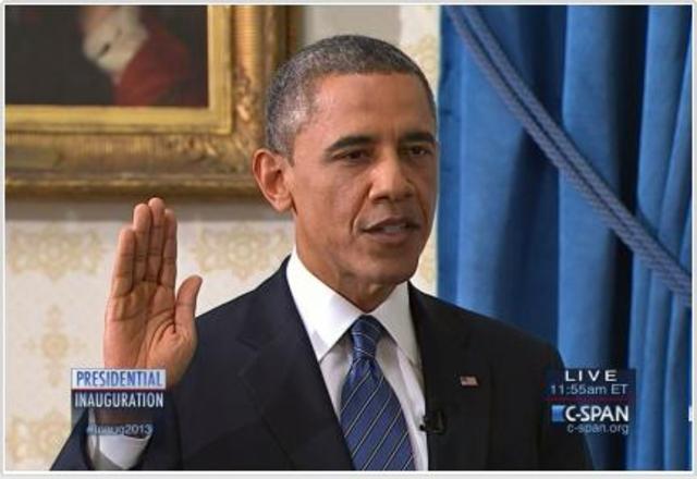 Oboma Sworn into Presidence