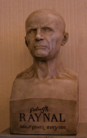 Le buste de l'abbé Raynal