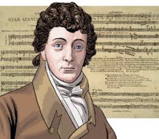 Writing on Star Spangled Banner