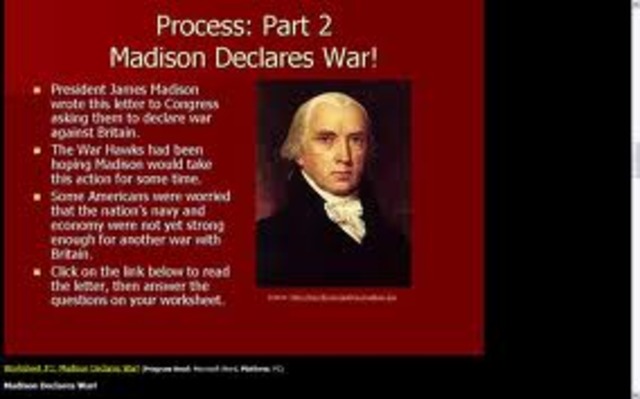 Congress Declares War on Britain