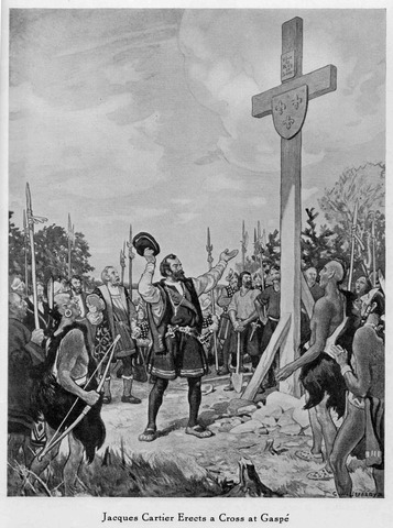 Cartier Plants a Cross on Donnaconna's Land