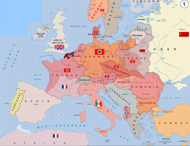 German Forces invade France