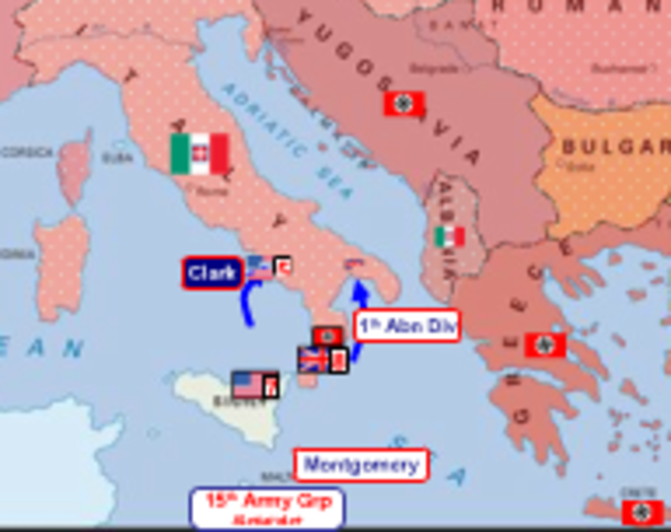 Allied troops Invade Sicily