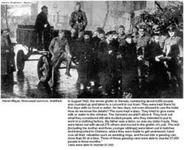 Nearly 34,000 Jews are murdered by mobile killing squads at Babi Yar, near Kiev in the Ukraine.