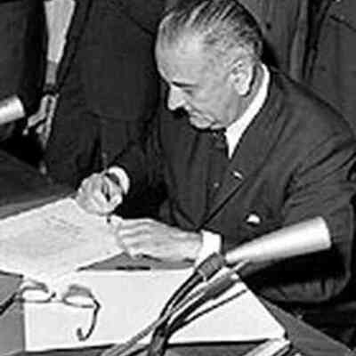 Timeline: Bill Signed by Lyndon B.