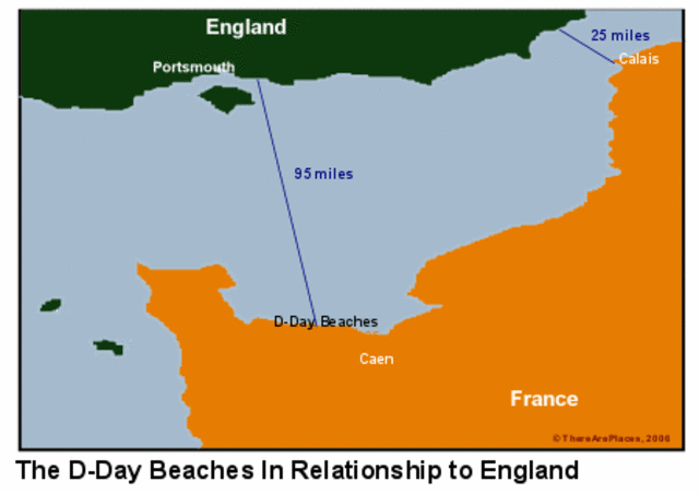 Sie sahen England und Frankreich