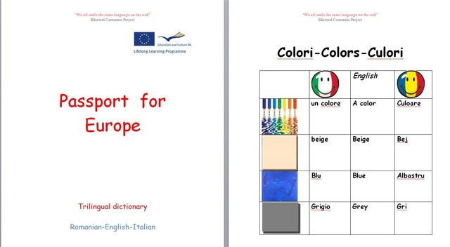 Dictionary Passport to Europe