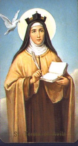 St Teresa Of Avila`1515 - 1582