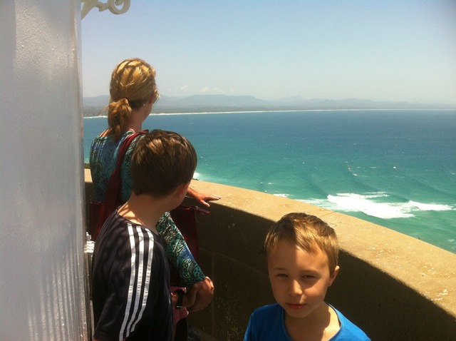 While in Queensland we drove down to Byron Bay and Scaled the lighthouse