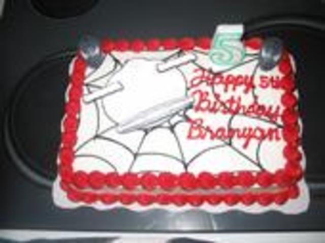 My 5th birthday spiderman theme
