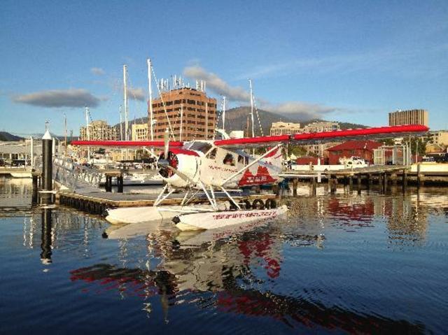 13th birthday on the Hobart sea-plane