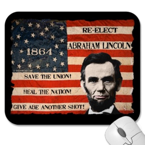 President Lincoln is re-elected
