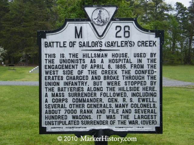 Saylor's Creek- The War's Last Battle