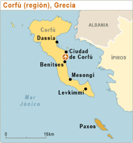 Ocupación de Italia en Corfú